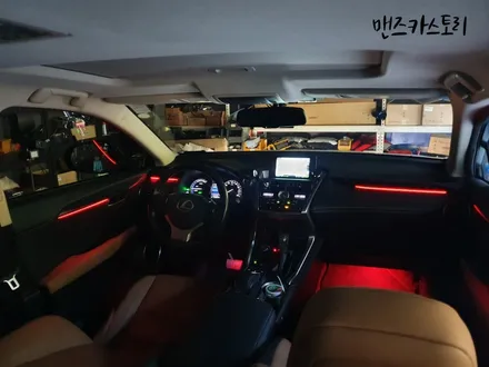 렉서스 NX300H 매립형 엠비언트 로 순정 무드등 같은 느낌을 낼 수 있다?? / 안산,시흥,화성
