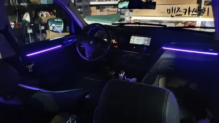 BMW X3 엠비언트 매립형 으로 순정 보다 더 은은한 실내가 된다?? / 안산,시흥,화성