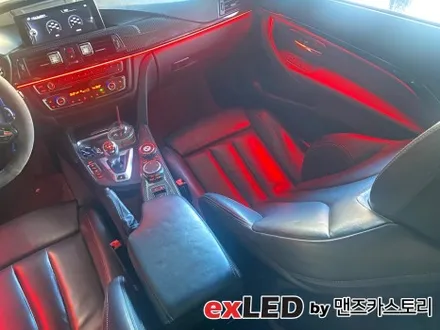 BMW M4 비노출 엠비언트 시공후기! BMW M시리즈 멋있는 외관 못지 않게 실내를 꾸며보세요! / 안산,시흥,화성