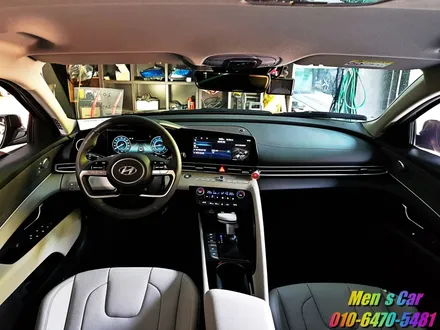 [Men`s Car] 2020년 올뉴아반떼 CN7 엠비언트 라이트 실내무드등무드등 순정연동 작업 안산 맨즈카 / 안산,시흥,화성
