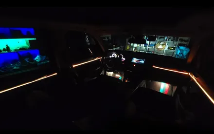 bmw x3 엠비언트 무드등 실내 led 튜닝 시공 [맨즈카스토리] / 안산,시흥,화성
