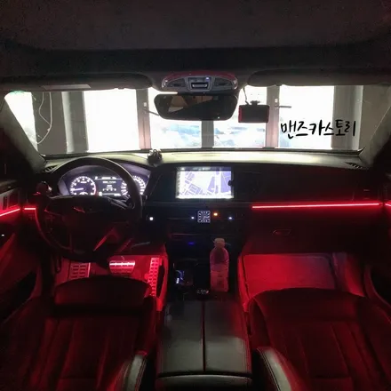 제네시스G80스포츠매립형비노출엠비언트 로 더 세련된 제네시스 실내를 즐길 수 있다!?!? / 안산,시흥,화성