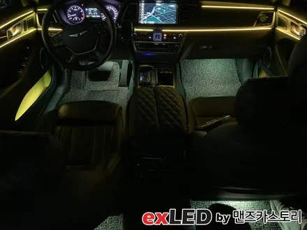 제네시스 G80 DH 엠비언트 라이트 시공, 추가 옵션은 다다익선?!?! / 안산,시흥,화성