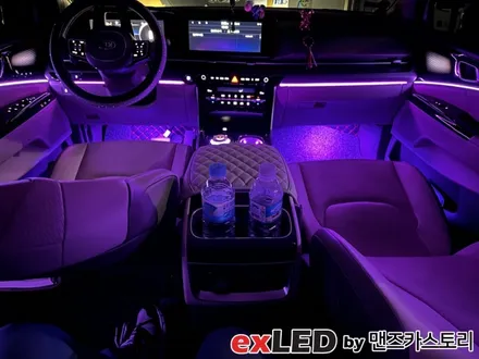 KA4 카니발 엠비언트 라이트 시공으로 밋밋한 실내에 영롱한 LED 디테일 포인트 어떠신가요?!?! / 안산,시흥,화성