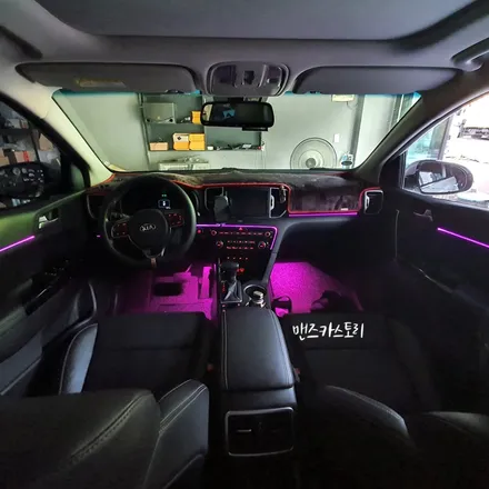 스포티지ql엠비언트 4세대의 매력적인 실내튜닝으로 기분전환해보자 / 안산,시흥,화성