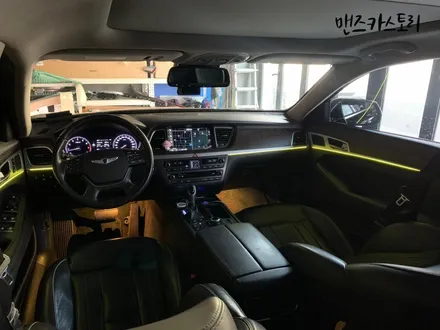 제네시스 G80 DH 엠비언트로 밋밋한 느낌의 실내를 은은한 분위기의 실내로 연출이 가능하다?? / 안산,시흥,화성
