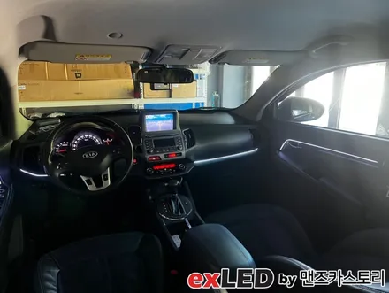 스포티지R 엠비언트 라이트 시공으로 밋밋한 실내에 영롱한 LED 디테일 포인트 어떠신가요?!?! / 안산,시흥,화성