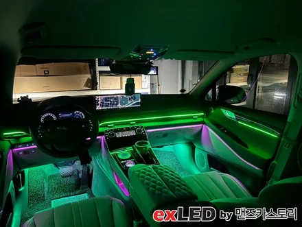 제네시스 GV80 순정 엠비언트 만으로 부족하시다면 안산 exLED맨즈카스토리를 찾아주세요! / 안산,시흥,화성