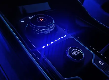 쏘렌토 mq4 SUV 자동차 무드램프는 LED 기어박스 비노출 엠비언트 라이트로! [안산 맨즈카스토리] / 안산,시흥,화성