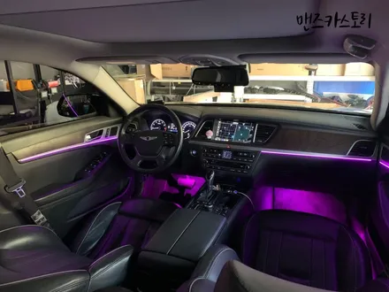제네시스 G80 DH 엠비언트로 밋밋한 느낌의 실내를 은은한 분위기의 실내로 연출이 가능하다?? / 안산,시흥,화성