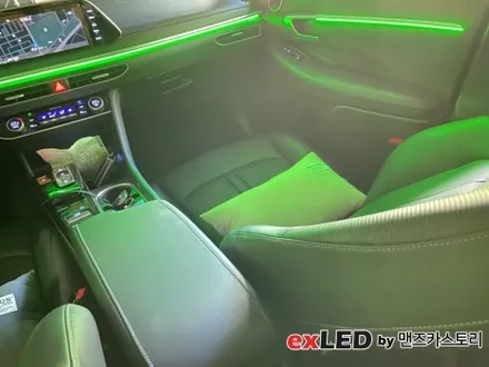 쏘나타 DN8 엠비언트 라이트 시공으로 순정 엠비언트보다 더 다채로운 실내 분위기 연출해보세요! / 안산,시흥,화성