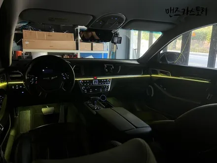 제네시스 G80 DH 엠비언트 매립형 으로 신형 RG3와 실내 분위기를 비슷하게 만들다?? / 안산,시흥,화성