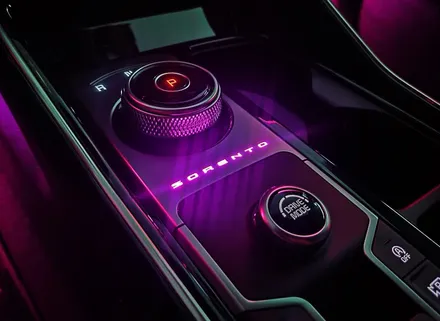 쏘렌토 mq4 SUV 자동차 무드램프는 LED 기어박스 비노출 엠비언트 라이트로! [안산 맨즈카스토리] / 안산,시흥,화성