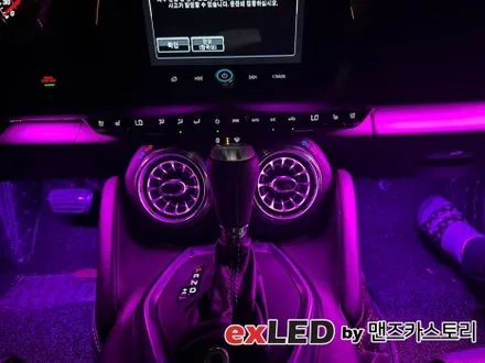 쉐보레 카마로 비노출 엠비언트 라이트 & 벤풍구 시공으로 세련된 실내 분위기 연출해보세요! / 안산,시흥,화성