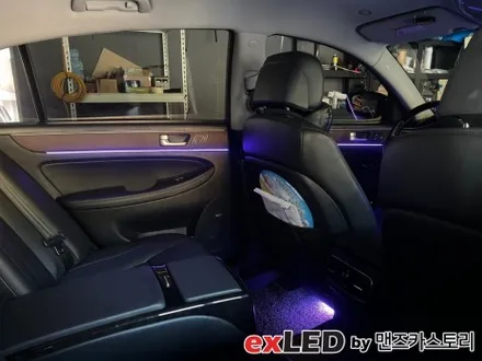 제네시스 BH330 엠비언트 라이트 시공후기! 실내에 센스있는 디테일을 살려보세요! / 안산,시흥,화성