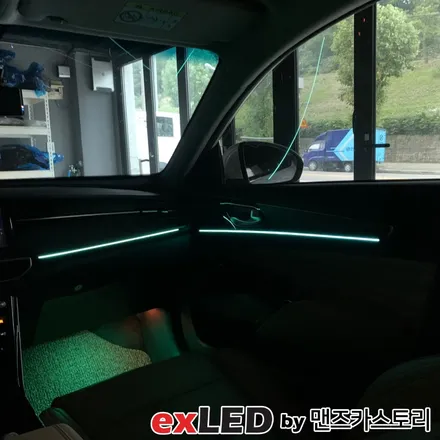 안산 K7 프리미어 순정연동 엠비언트 라이트 시공후기! / 안산,시흥,화성