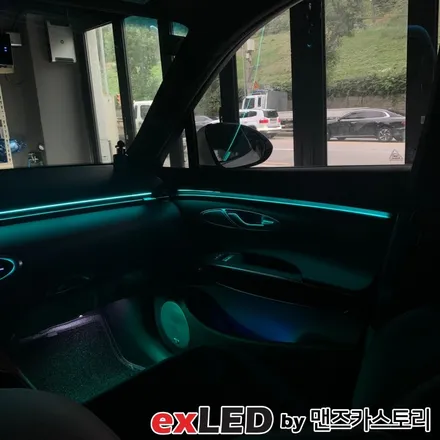 안산 제네시스 GV70 순정연동 엠비언트 라이트 시공 후기! / 안산,시흥,화성