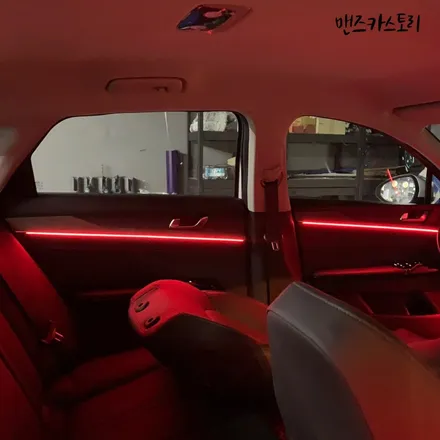 기아 K5 DL3 엠비언트 / 기아 K5 DL3 매립형 비노출 엠비언트로 실내 분위기를 바꿔보자! / 안산,시흥,화성