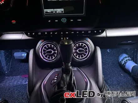 쉐보레 카마로 비노출 엠비언트 라이트 & 벤풍구 시공으로 세련된 실내 분위기 연출해보세요! / 안산,시흥,화성