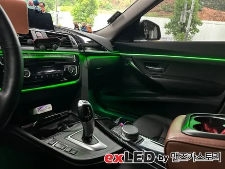 BMW 3시리즈 GT 엠비언트 라이트 시공후기 올리겠습니다! / 안산,시흥,화성