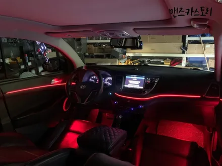 올 뉴 투싼 매립형 엠비언트 실내 무드등 으로 은은한 분위기의 실내로?? / 안산,시흥,화성