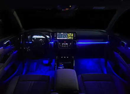 쏘렌토 mq4 SUV 자동차 무드램프는 LED 기어박스 비노출 엠비언트 라이트로! [안산 맨즈카스토리] / 안산,시흥,화성
