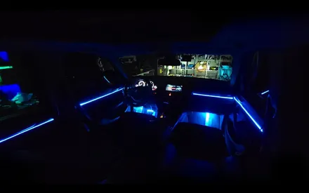 bmw x3 엠비언트 무드등 실내 led 튜닝 시공 [맨즈카스토리] / 안산,시흥,화성