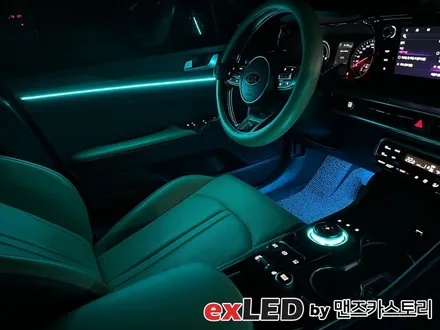 K5 DL3 순정연동 글로우모션 무빙 액티브 엠비언트 라이트 시공으로 화려한 연출이 가능하십니다! / 안산,시흥,화성