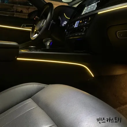 제네시스G80스포츠매립형비노출엠비언트 로 더 세련된 제네시스 실내를 즐길 수 있다!?!? / 안산,시흥,화성