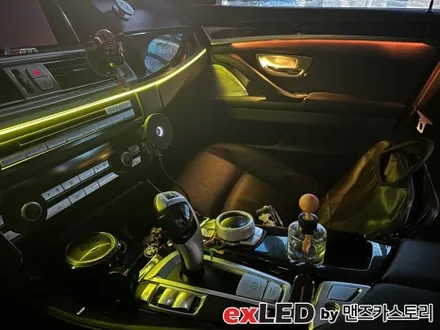 BMW 5시리즈 F10 비노출 엠비언트 라이트 시공후기! 이쁜 라인의 엠비언트 매력 한번 경험해보세요! / 안산,시흥,화성