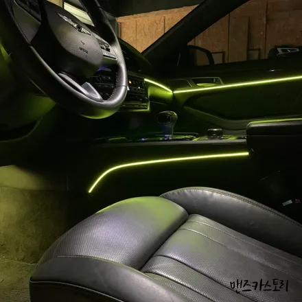 제네시스G80스포츠매립형비노출엠비언트 로 더 세련된 제네시스 실내를 즐길 수 있다!?!? / 안산,시흥,화성