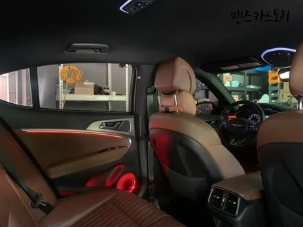 제네시스 G70 매립형 엠비언트 라이트 실내 무드등으로 은은한 실내로?? / 안산,시흥,화성