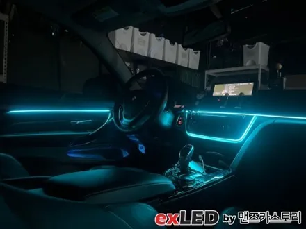 안산 BMW 4시리즈 F32 엠비언트 라이트 시공후기! / 안산,시흥,화성