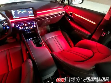 안산 소나타 디엣지 DN8 순정연동 엠비언트 라이트 시공후기! / 안산,시흥,화성