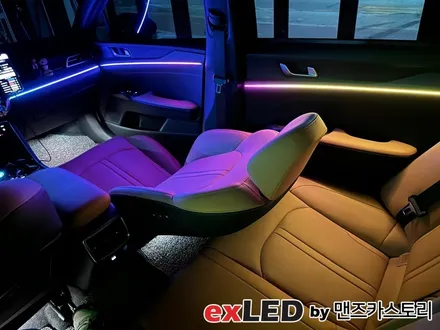 K5 DL3 순정연동 글로우모션 무빙 액티브 엠비언트 라이트 시공으로 화려한 연출이 가능하십니다! / 안산,시흥,화성