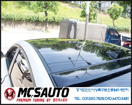 아반떼MD:루프스킨,사이드미러랩핑,그릴(콧수염)랩핑 / 안산시 상록구