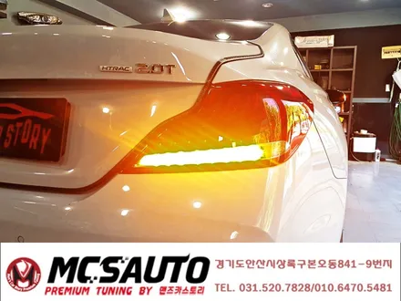 [Men`s Car] 제네시스G70 테일램프 깜빡이 G80스포츠 스타일 무빙턴시그널 안산LED튜닝 / 안산,시흥,화성
