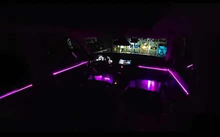 bmw x3 엠비언트 무드등 실내 led 튜닝 시공 [맨즈카스토리] / 안산,시흥,화성
