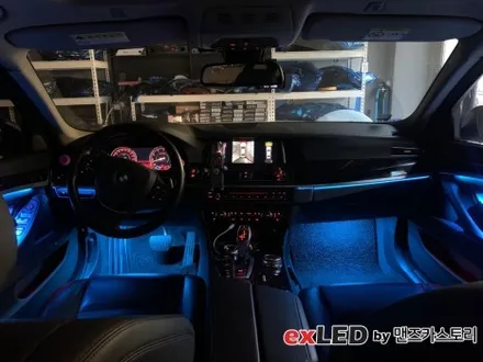 BMW 528i 순정엠비언트 광량업 시공으로 풍부한 광량을 느껴보세요! / 안산,시흥,화성