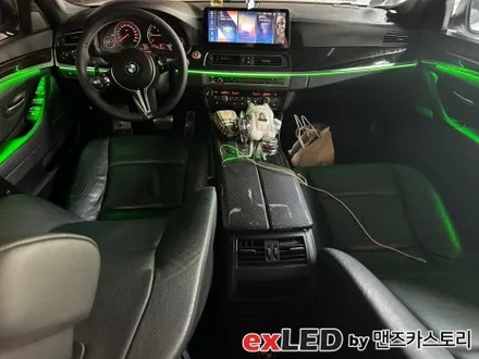 BMW 5시리즈 F10 엠비언트 라이트 시공으로 센스있는 실내 무드 연출해보세요! / 안산,시흥,화성