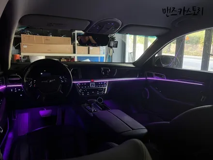 제네시스 G80 DH 엠비언트 매립형 으로 신형 RG3와 실내 분위기를 비슷하게 만들다?? / 안산,시흥,화성