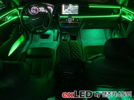 제네시스 G80 DH 엠비언트 라이트 시공, 추가 옵션은 다다익선?!?! / 안산,시흥,화성