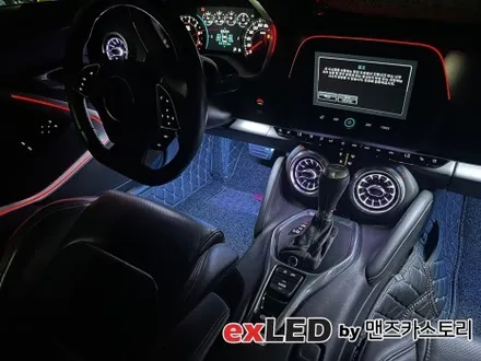 쉐보레 카마로 비노출 엠비언트 라이트 & 벤풍구 시공으로 세련된 실내 분위기 연출해보세요! / 안산,시흥,화성