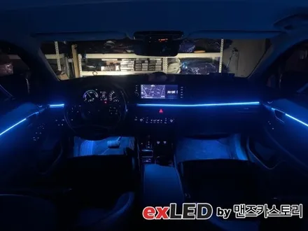 소나타 DN8 엠비언트 라이트 시공으로 은은하게 색감을 실내에 물들여보세요! / 안산,시흥,화성