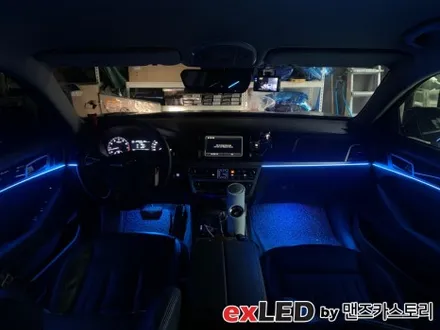 제네시스 G80 DH 엠비언트 라이트 시공으로 세련된 실내분위기를 연출해보세요! / 안산,시흥,화성
