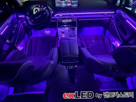 제네시스 GV80 순정연동 엠비언트 라이트 시공후기! 화려한 색감으로 물들인 실내를 경험해보세요! / 안산,시흥,화성