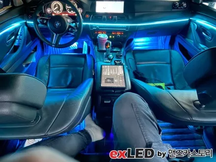 BMW 5시리즈 F10 비노출 엠비언트 라이트 시공후기! 뛰어난 광량으로 실내를 채워보시길 바랍니다! / 안산,시흥,화성