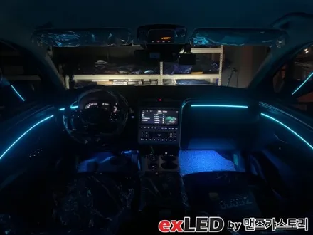 안산 NX4 투싼 순정연동 엠비언트 라이트 시공후기! / 안산,시흥,화성
