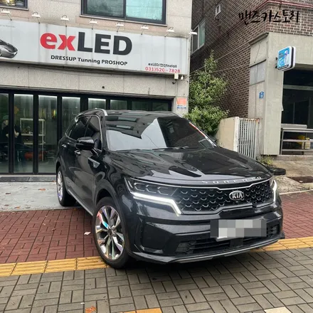 쏘렌토 MQ4 엠비언트 매립형 으로 순정 엠비언트 같은 분위기로 연출이 가능하다?? / 안산,시흥,화성
