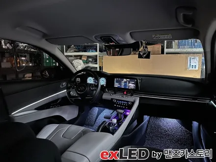 아반떼 CN7 순정연동 엠비언트 라이트로 감성 실내 무드 분위기 업그레이드! / 안산,시흥,화성